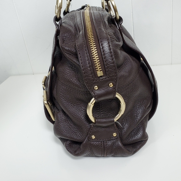 Michael Kors brown textured leather purse - Picture 4 of 14